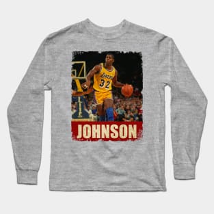 Magic Johnson - NEW RETRO STYLE Long Sleeve T-Shirt